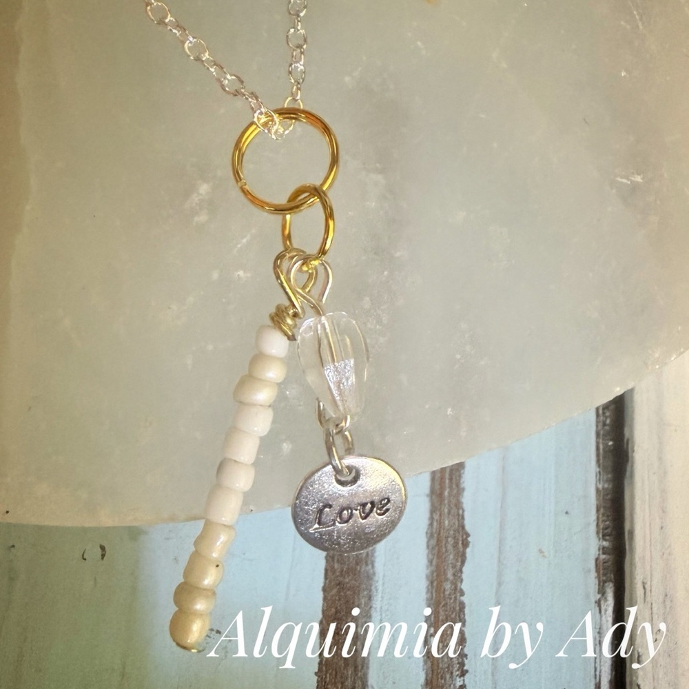 Aura Quartz Cluster Pendant — 925 Silver
